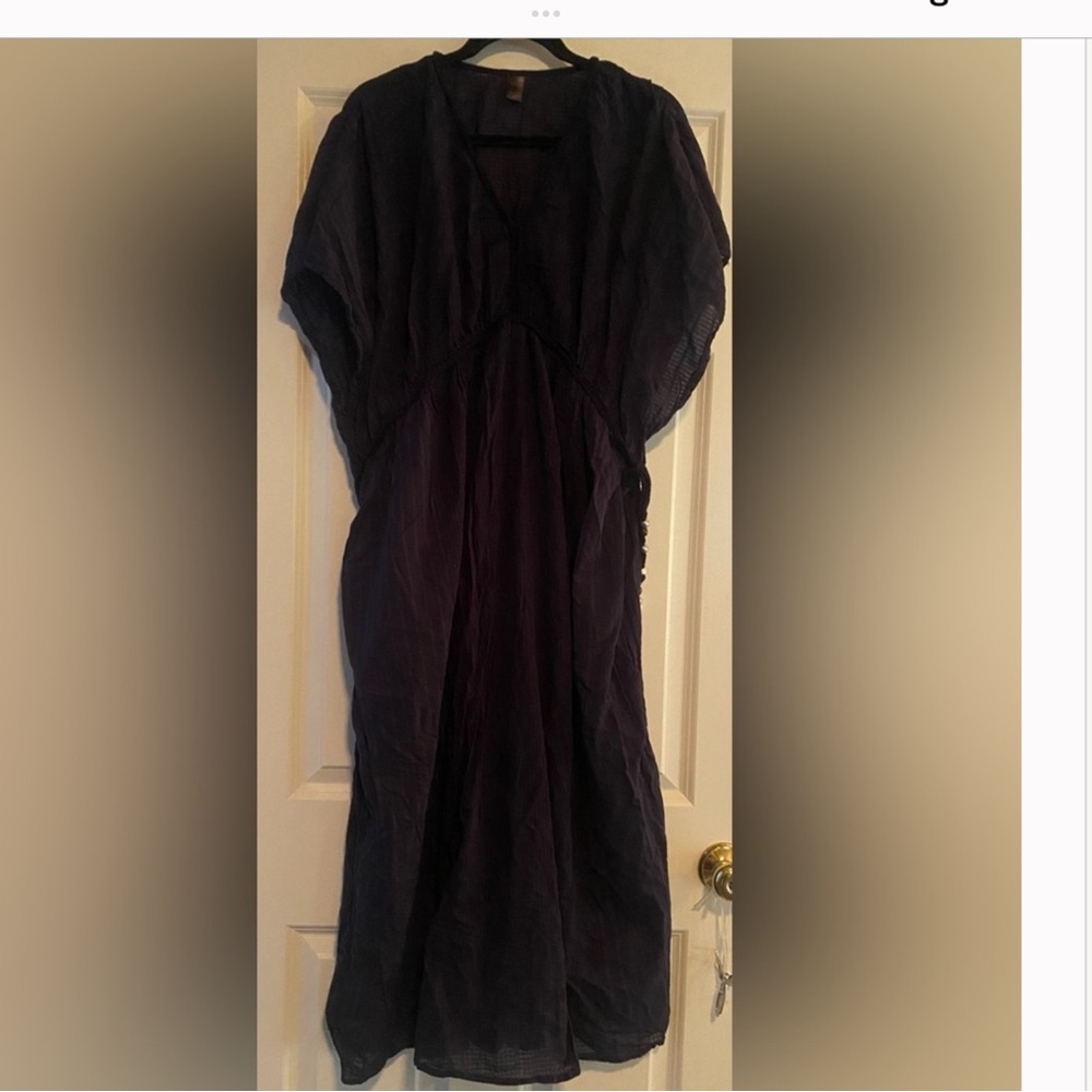 Splash Maxi Swim Dress Cover Up, Size X-LARGE